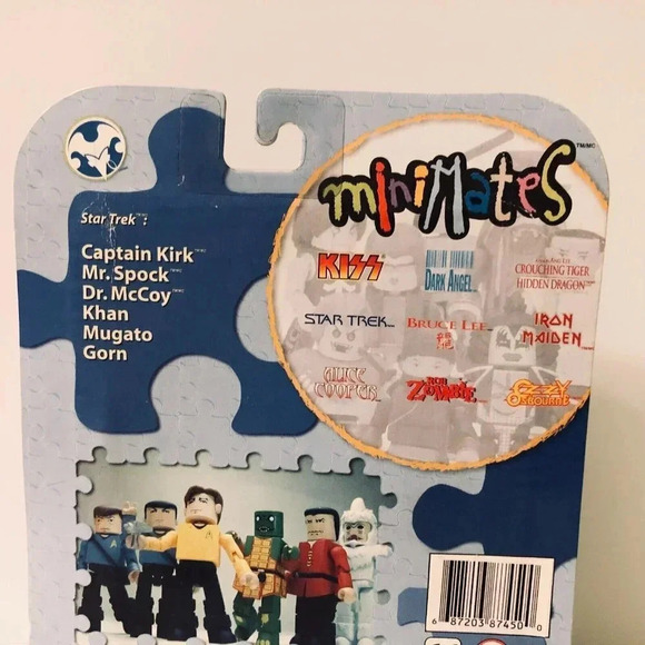 2002 Star Trek Minimates Gorn and Dr McCoy 3 Inch Tall  Figures - Picture 11 of 16